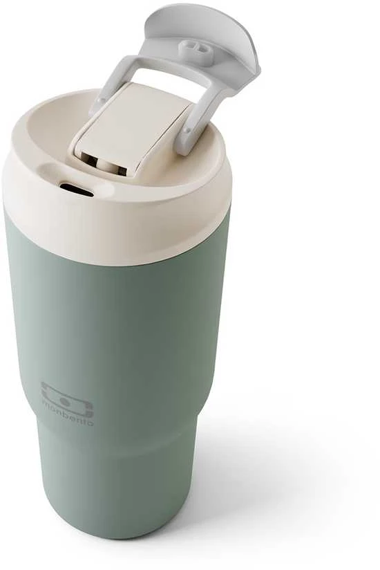 Monbento kelioninis termo puodelis 0,6 l, žalias, natūralus