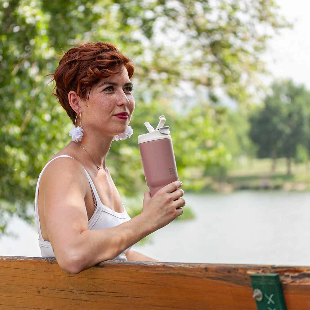 Monbento Travel Mug 0,6 l Rožinė Moka termo puodelis