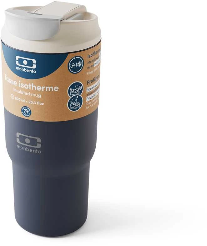 Monbento kelioninis puodelis 0,6 l mėlynas „Infinity“ termo puodelis
