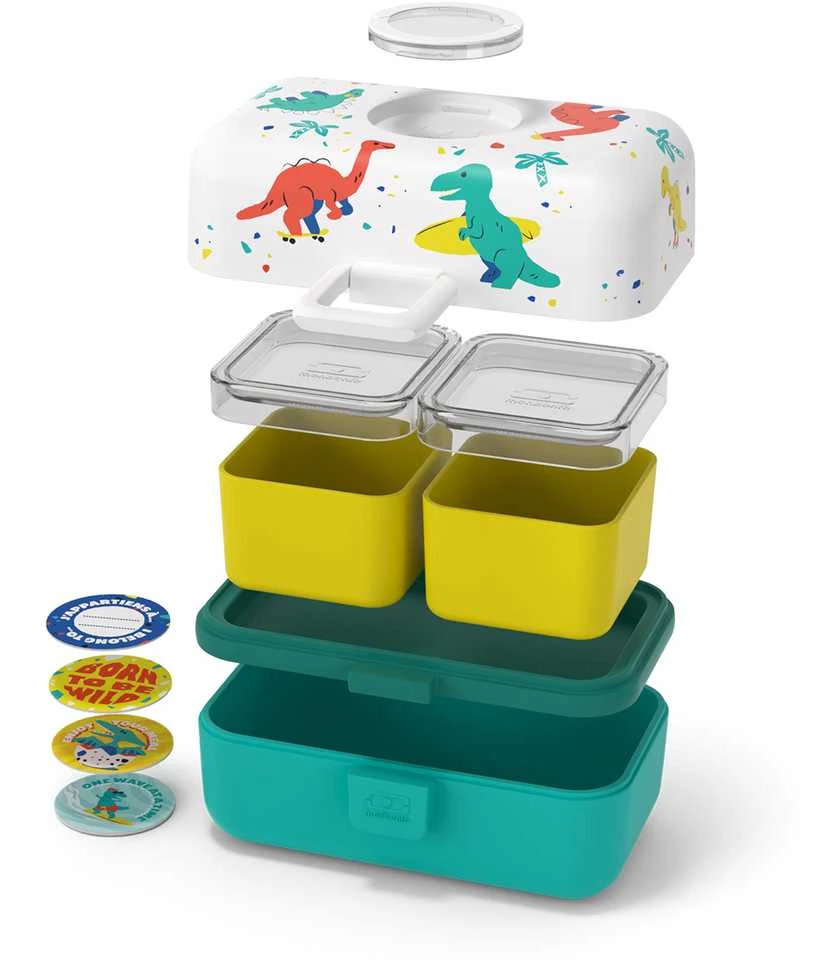 Monbento MB-Tresor Graphic Dino vaikiška pietų dėžutė