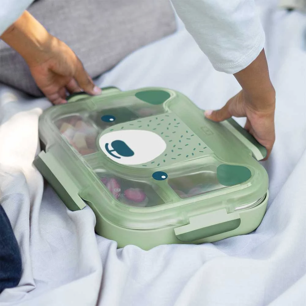 Monbento Wonder lunchbox vaikams 0,95 l Žalias Bear