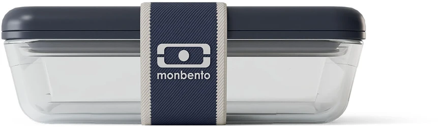 Monbento x Pyrex Priešpiečių dėžutė stiklinis Pure - Mėlyna Natural