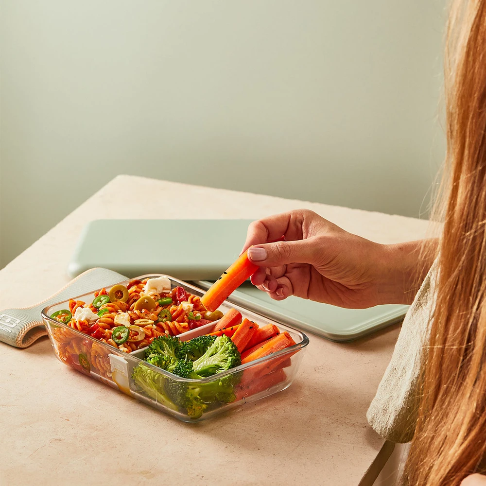 Monbento x Pyrex Priešpiečių dėžutė stiklinis Pure - Žalias Natural
