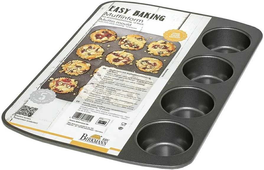 Muffin formelė EASY BAKING - 12 sausainių / Birkmann