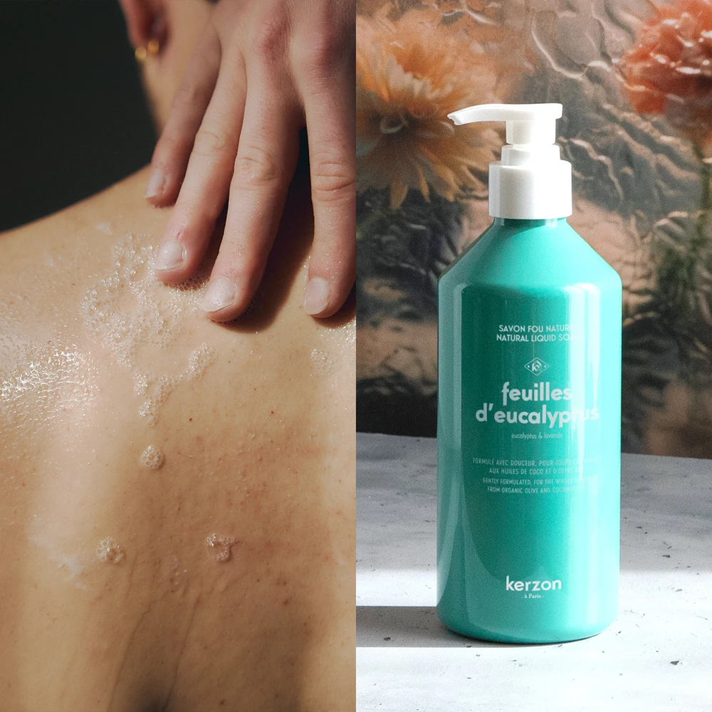 Kerzon Feuilles d’Eucalyptus skystas muilas 50 ml