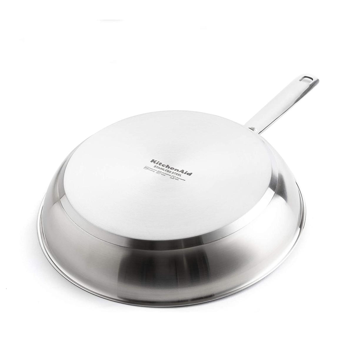 Plieninė keptuvė su danga 24 cm / KitchenAid