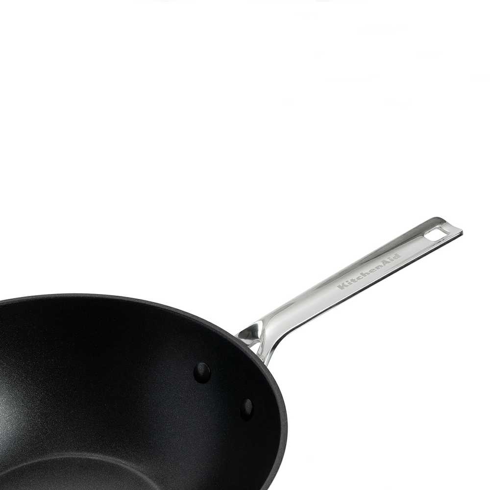 KitchenAid - Nerūdijančio plieno lakštų keptuvė - sidabrinė - 28 cm