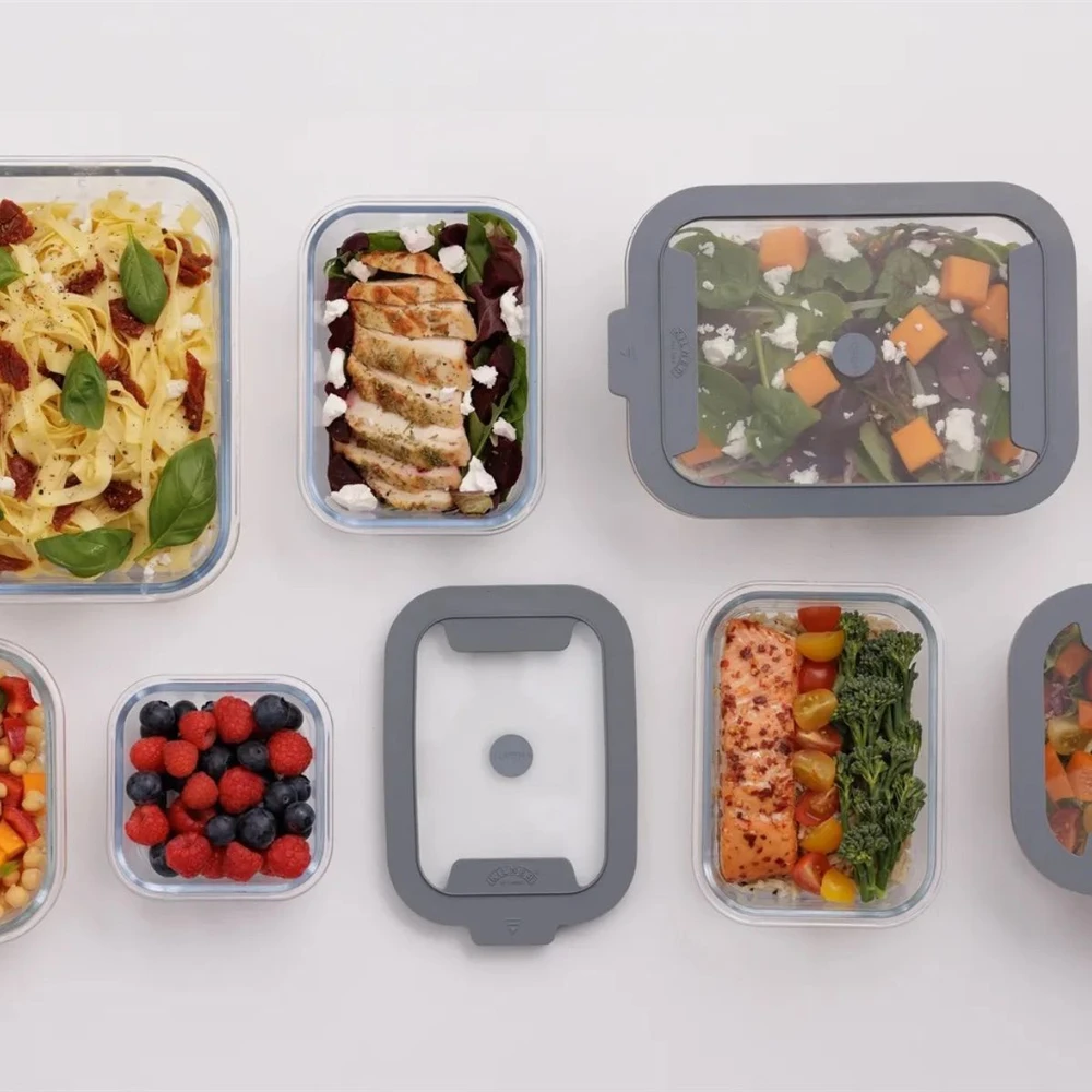 „Kilner Rayware Group“ KIL-Stiklinis 0,63 l stačiakampis NF hermetiškas indas