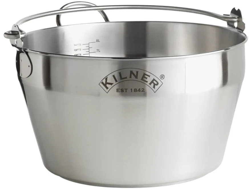 Nerūdijančio plieno konservavimo stiklainis 8 l / Kilner