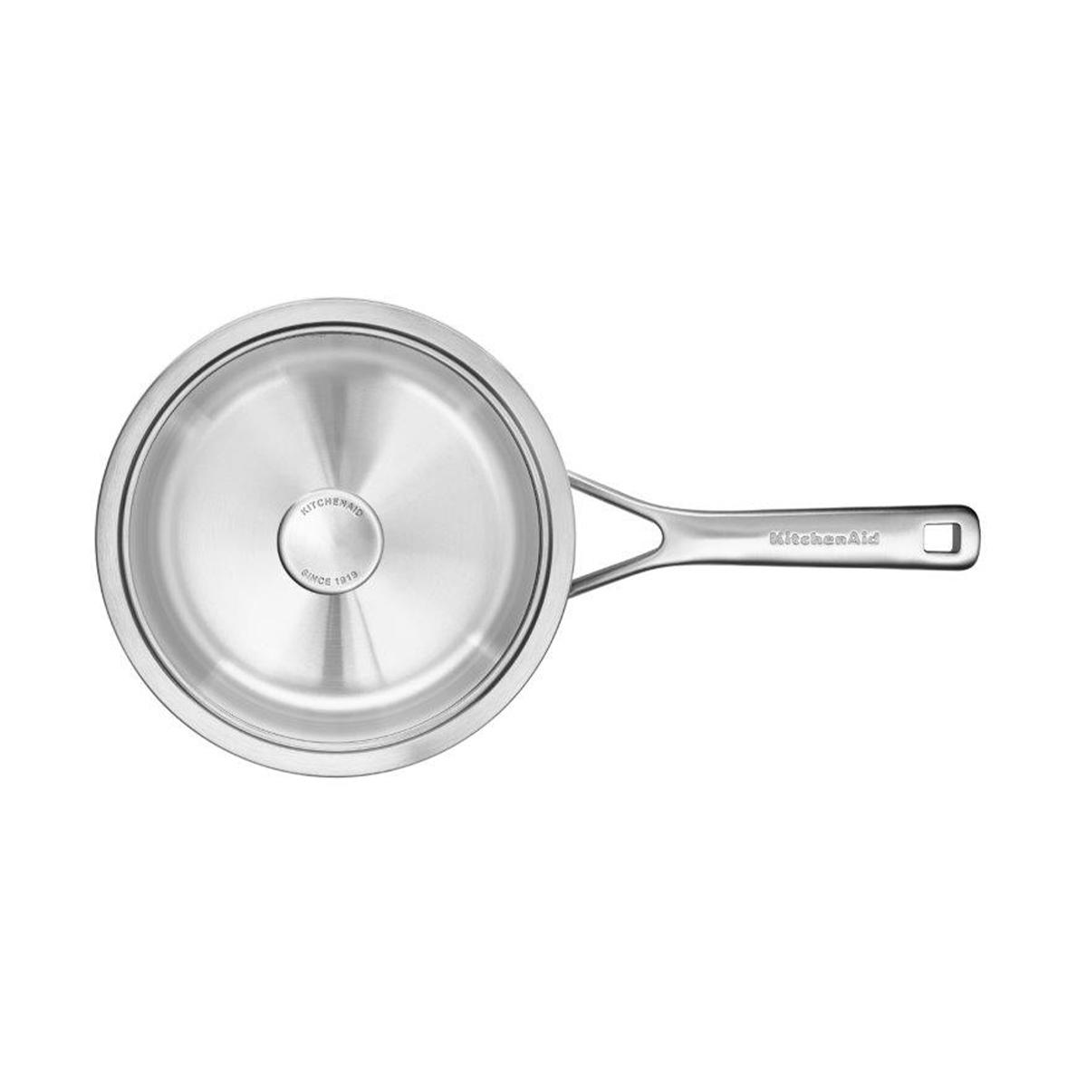 3 sluoksnių puodas su dangčiu, plieno - 1,5L - Kitchenaid
