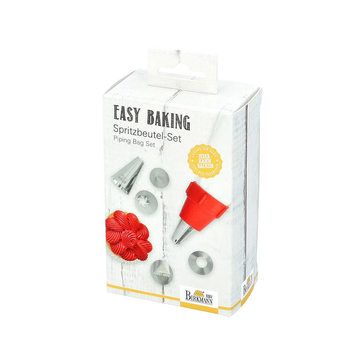 Konditerinė rankovė su antgaliais Birkmann Easy Baking