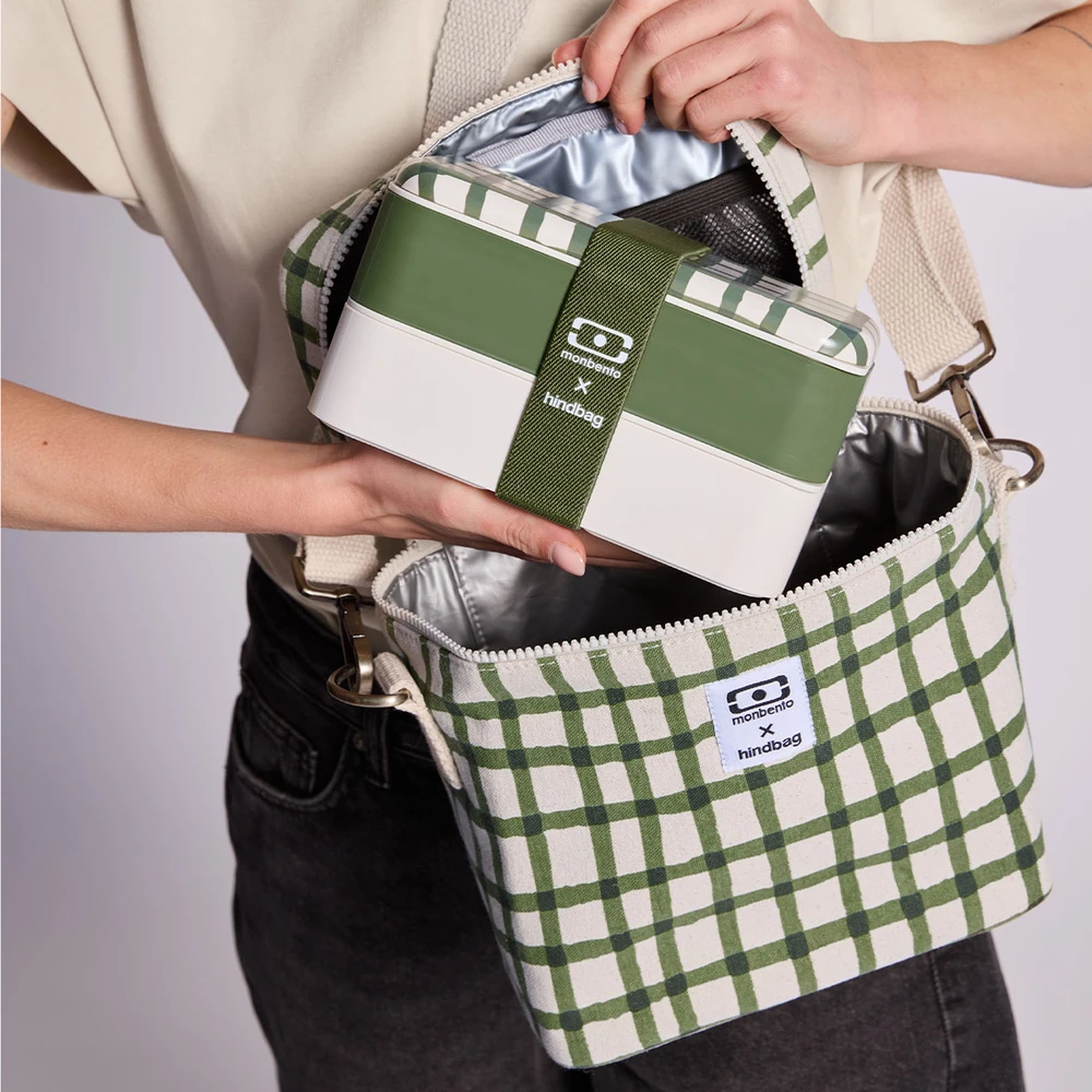 Pietų dėžutės + termo krepšio rinkinys Monbento × Hindbag – riboto leidimo