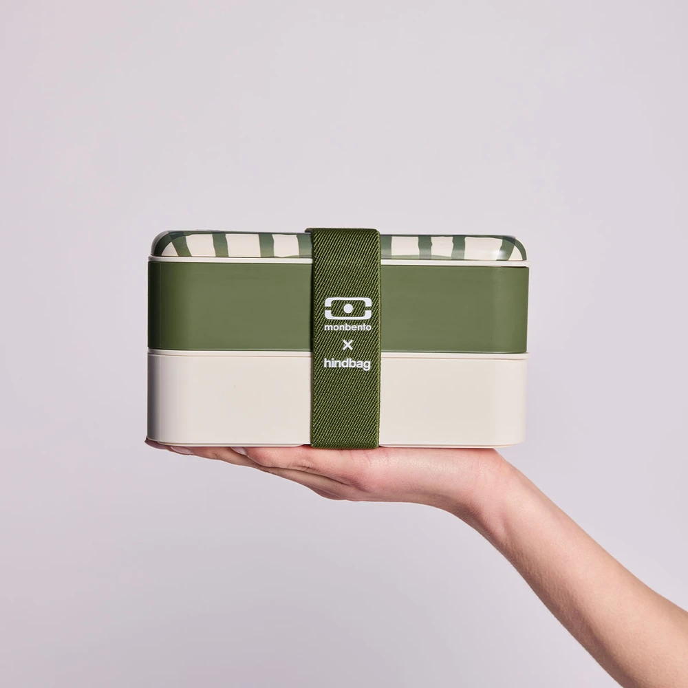 Pietų dėžutės + termo krepšio rinkinys Monbento × Hindbag – riboto leidimo