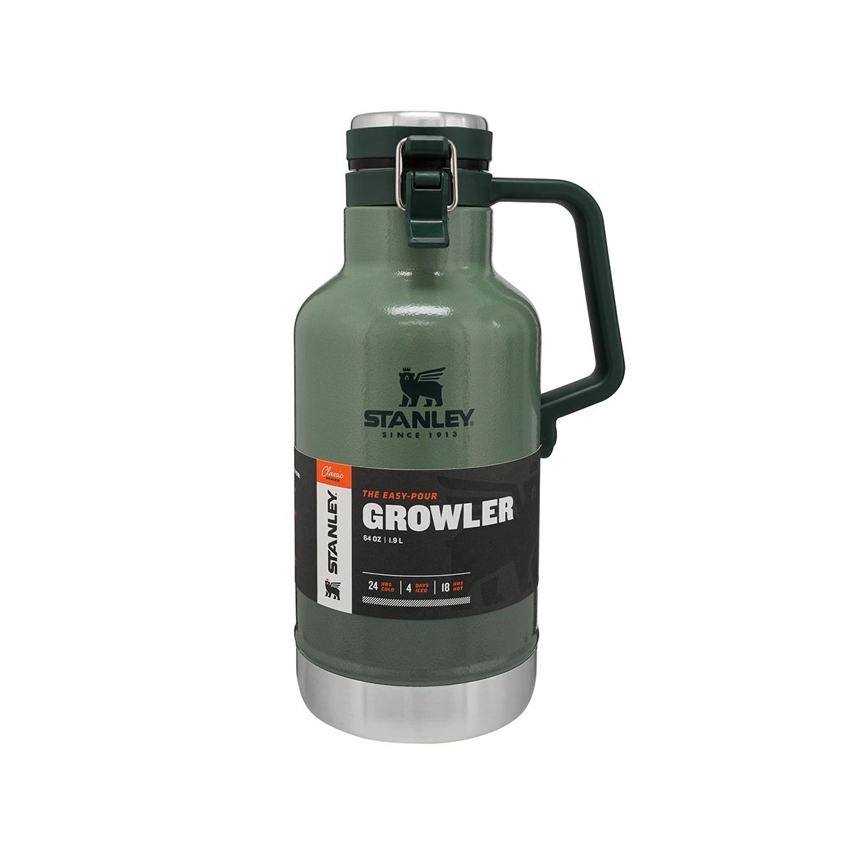 STANLEY CLASSIC GROWLER alaus butelio vakuuminė kolba - žalias 1,9l