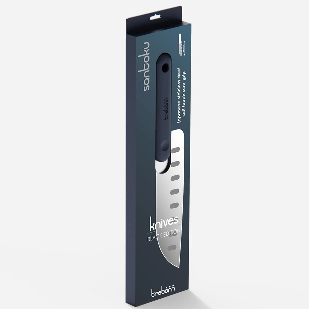 Santoku peilis - juodas / Trebonn