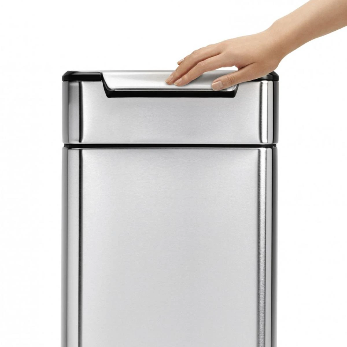Simple Human 30L TOUCH-BAR šiukšliadėžė - FPP / paprastas žmogaus plienas