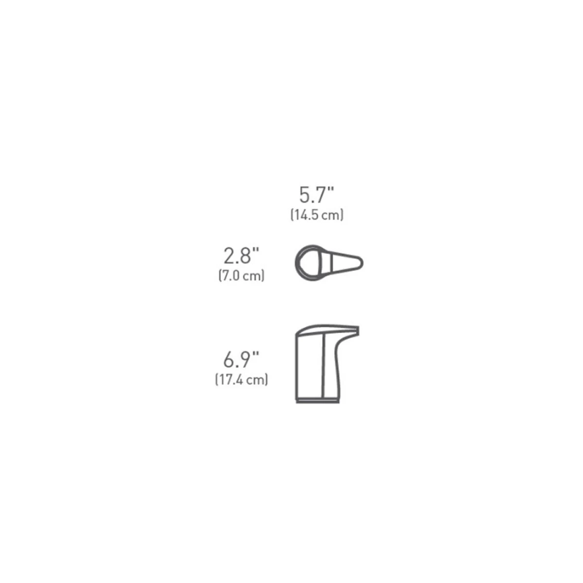 Simple Human SIH simplehuman ST1023 muilo dozatorius 0,237 L Nikelis