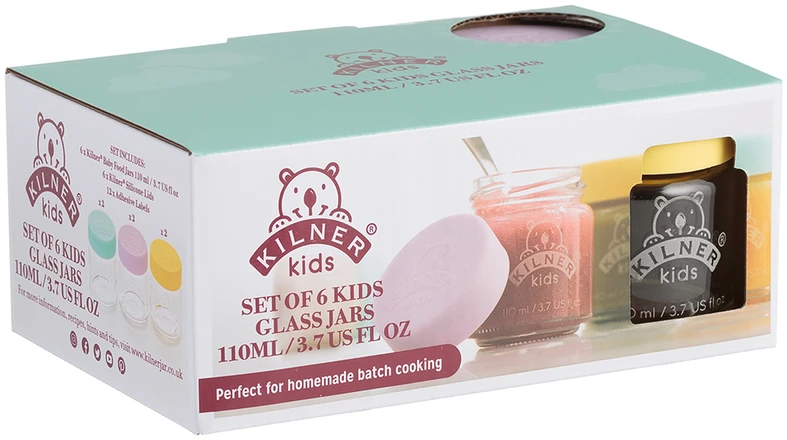 Kilner Rinkinys Rinkinys 6 słoików 110ml 0025.016