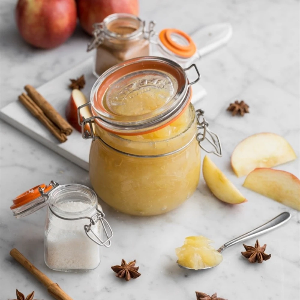 Kilner KIL-stiklainis 0,5 l. Apvalus stiklainis su užsegimu