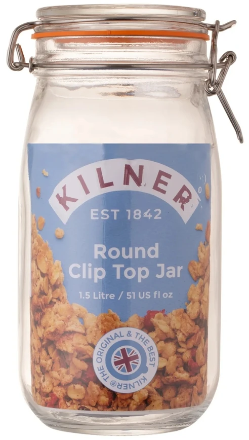 Słoik apvalus CLIP TOP 1,5L / Kilner