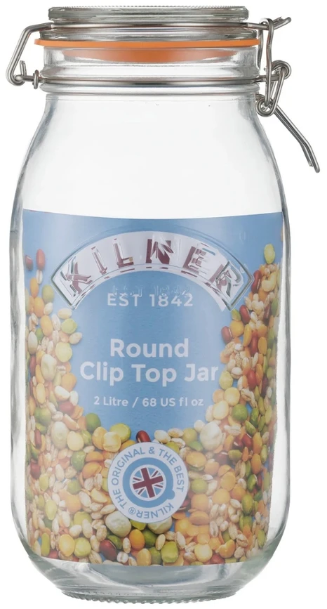 Słoik apvalus CLIP TOP 2L / Kilner
