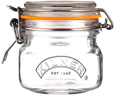 Kilner Rayware Group KIL-Stiklainis 0,25l. Clip Top kvadratas
