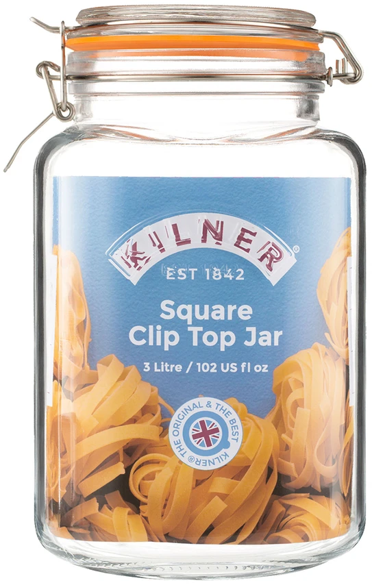 Kilner KIL stiklainis 3 l. Su užsegimu