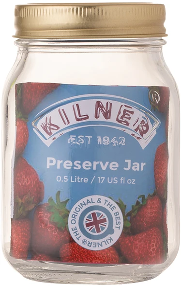 KONSERVUOJAMAS STIKLAINIS 0,5 L / Kilner