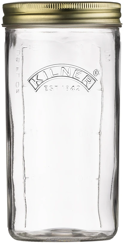 Plataus kamščio konservavimo stiklainis 1 l / Kilner