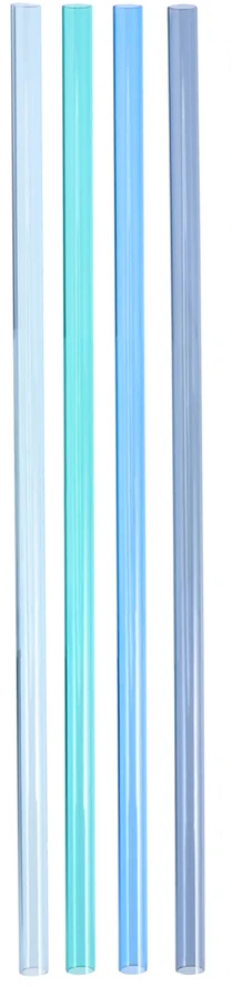 Atsarginiai šiaudeliai Stanley Quencher H2.O FlowState™ 1,18 L - mėlyni, 4 vnt.