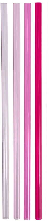 Atsarginiai šiaudeliai Stanley Quencher H2.O FlowState™ 1,18 L - rožiniai, 4 vnt.