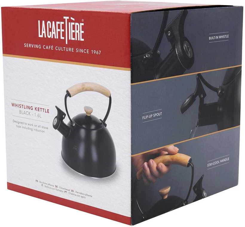 Virdulys su gwizdkiem 1,6 L Juodas / La Cafetiere