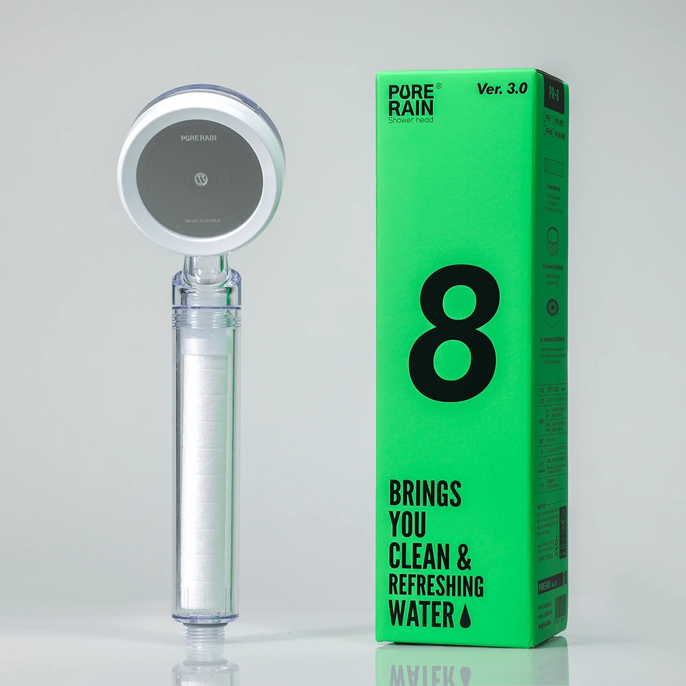 Water Lab Dušo galvutė su dviem filtrais 80 mm / Vandens laboratorija