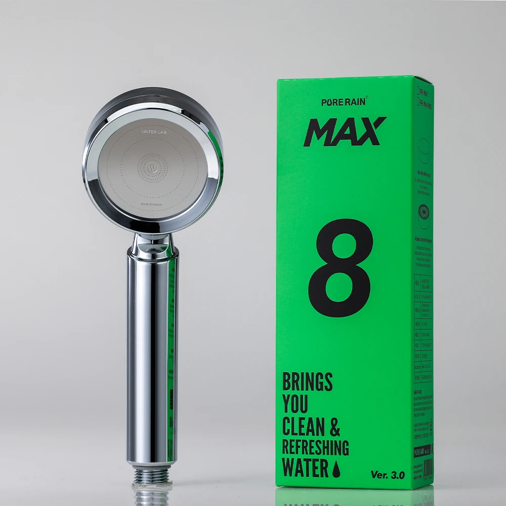 Water Lab Dušo galvutė su filtru PR-MAX chromuota 80 mm / Vandens laboratorija