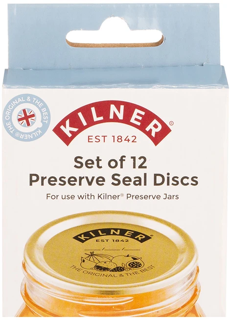 Kilner KIL-12 užsukamų dangtelių rinkinys, konservavimo stiklainiai