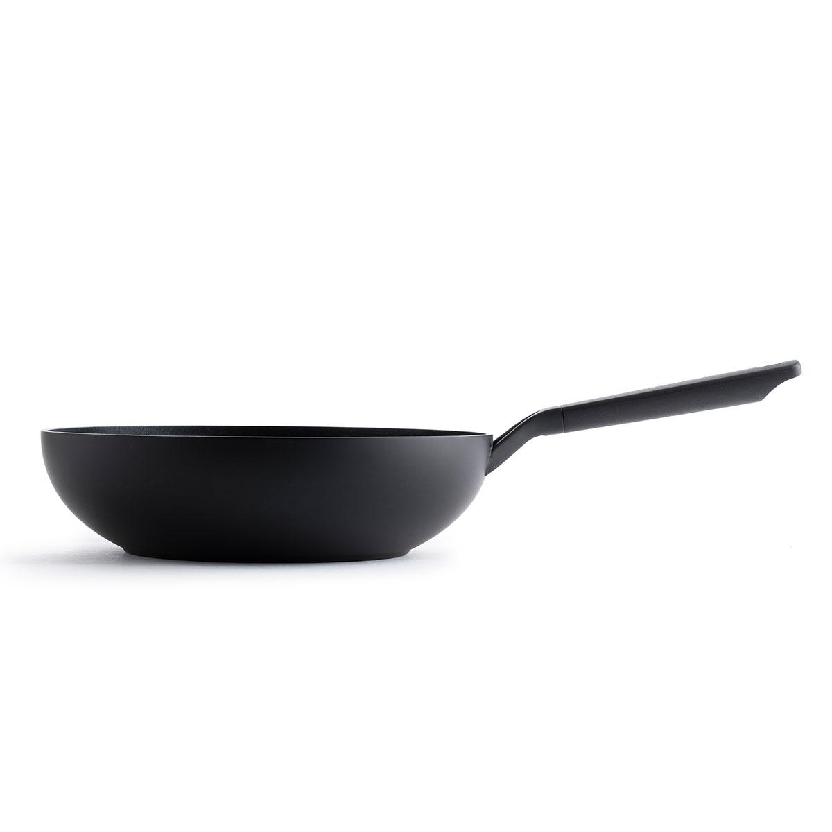 KitchenAid - Klasikinė kaltinė voko keptuvė - juoda - 28 cm