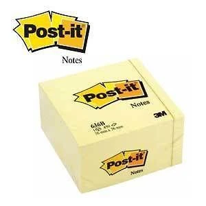 3M Lipnūs lapeliai POST - IT "Kubas", 76 x 76 mm, 450 lapelių