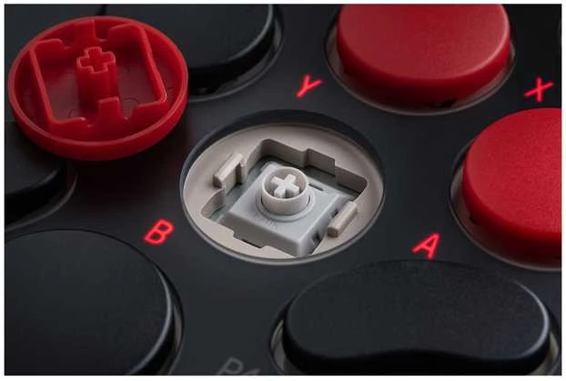 8Bitdo – Arkadinių žaidimų valdiklis – pilkas