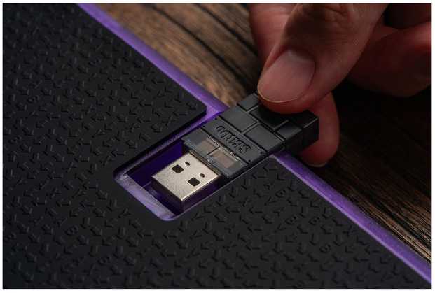 8Bitdo - Arcade Controller - Violetinė