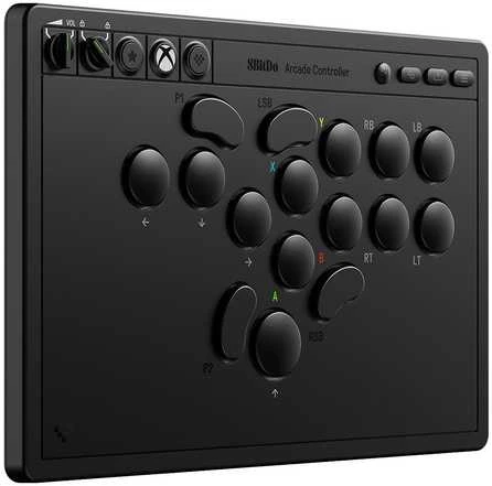 8Bitdo - Arkadinių žaidimų pultelis XBOX/PC - Juodas