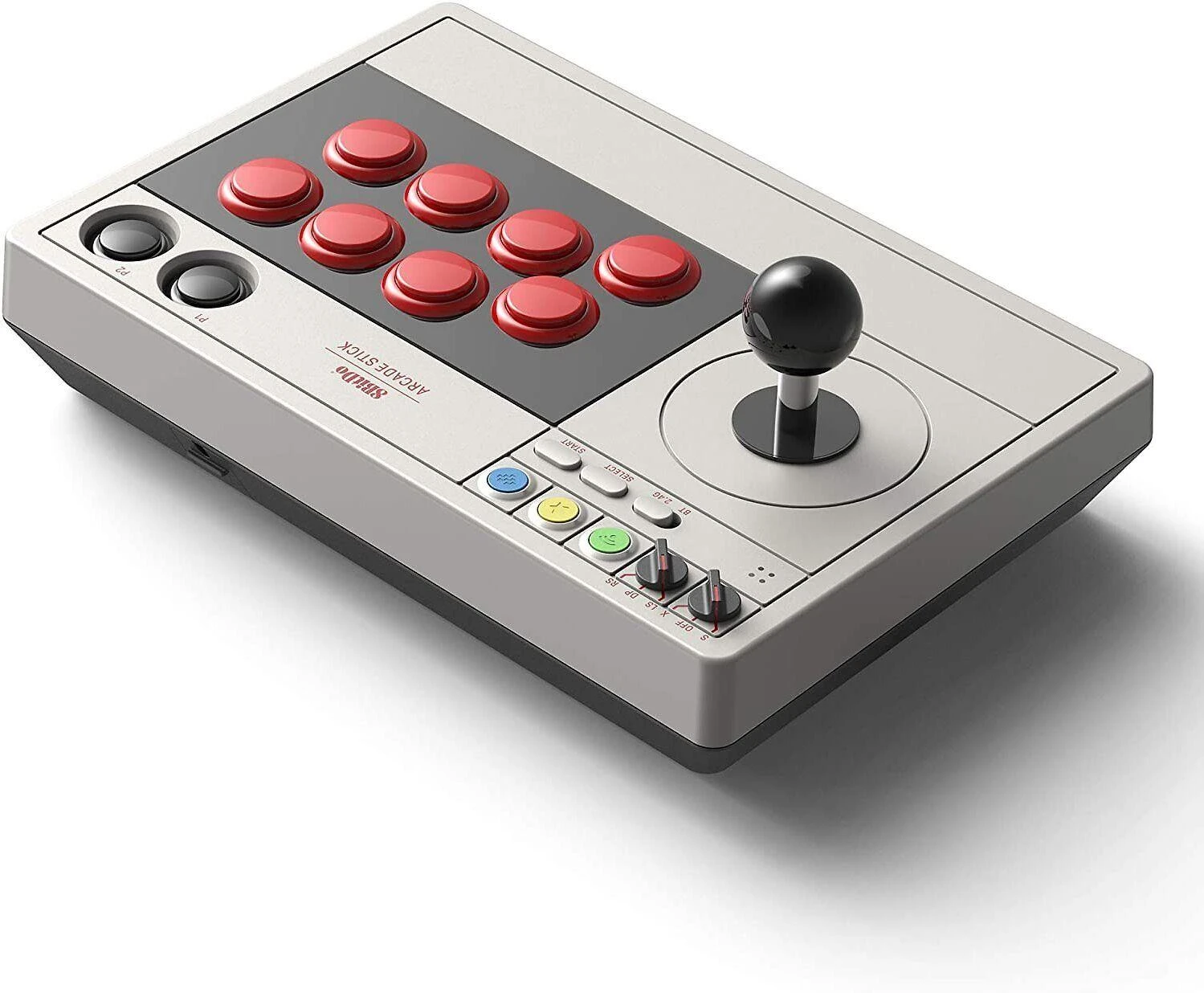 8BitDo Arcade Stick Switch ir PC (pilkas)