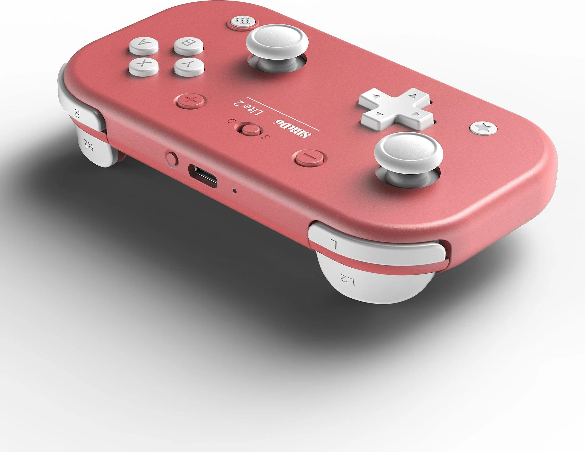 8BitDo Lite 2 belaidis pultelis (Rožinis)