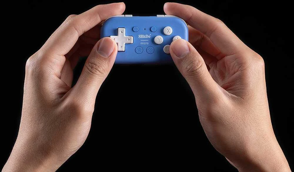 8BitDo Micro belaidis pultelis (mėlynas)