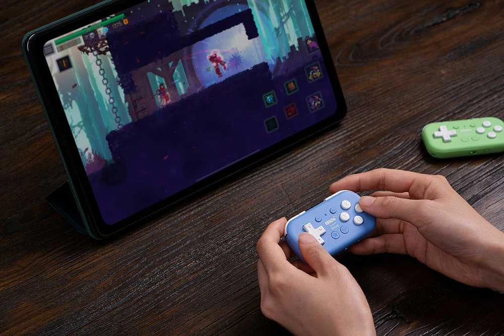 8BitDo Micro belaidis pultelis (mėlynas)
