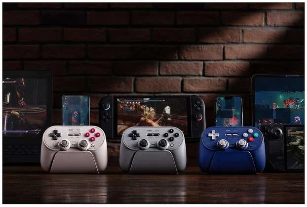 8BitDo Pro 3 Bluetooth Belaidis Pultelis | Pilkas