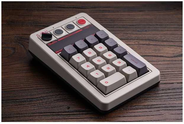 8BitDo mechaninė skaitmeninė klaviatūra su kalkuliatoriaus režimu, Bluetooth, laidinė, Windows ir Android, N Edition