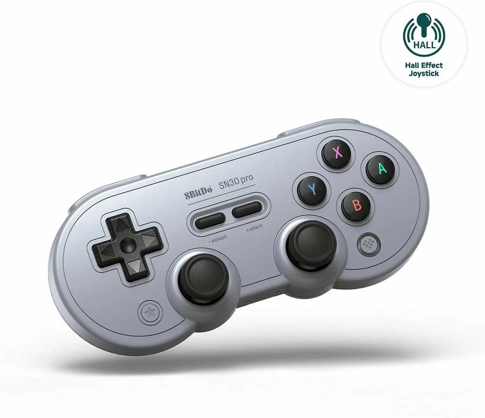 8BitDo SN30 Pro žaidimų pultas HallEd/Gray