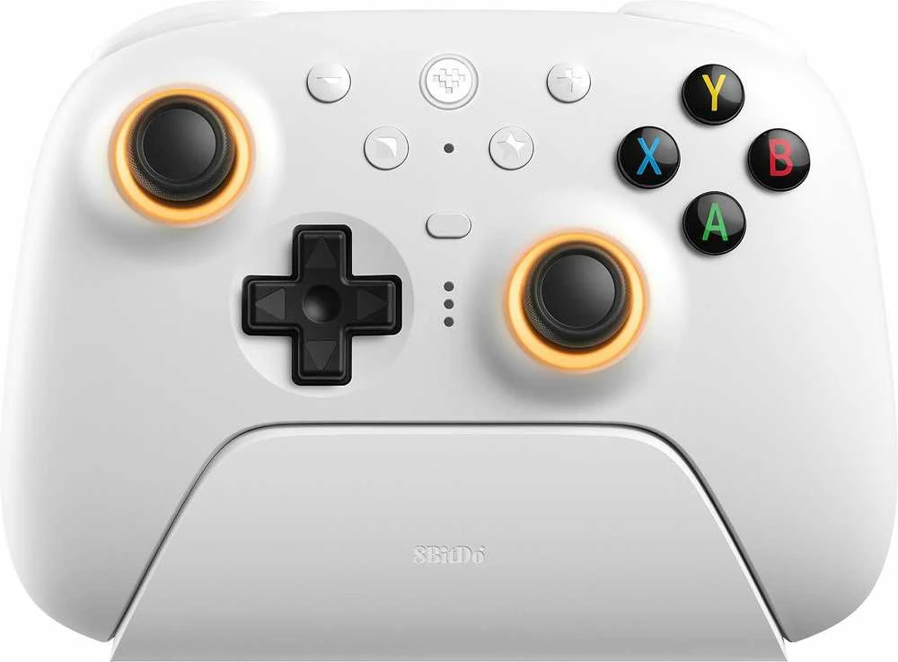 8BitDo Ultimate 2 2.4G Belaidis Pultelis | Baltas