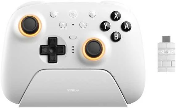 8BitDo Ultimate 2 BT belaidis valdiklis | Baltas