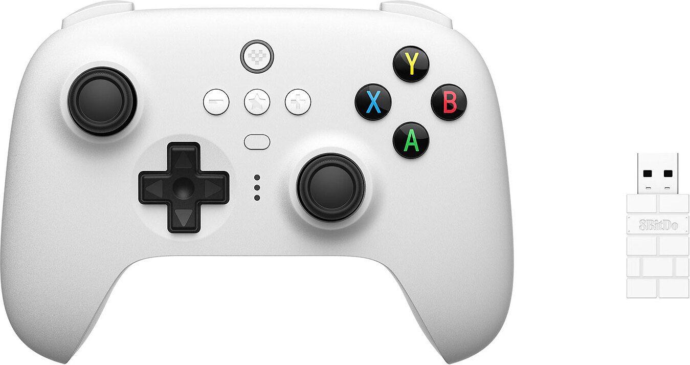 8BitDo Ultimate belaidis pultelis su pakrovimo stotele (Baltas)